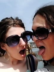 Sexy transsexual Nikki visiting Italy